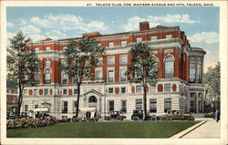 Toledo Club, Corner of Madison Avenue and 14th Ohio Postcard Postcard