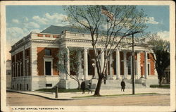 U.S. Post Office Portsmouth, VA Postcard Postcard