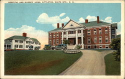 Hospital and Nurses' Home Postcard