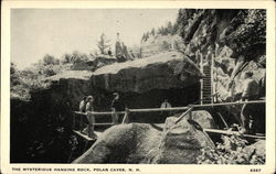 The Mysteriuos Hanging Rock, Polar Caves Postcard