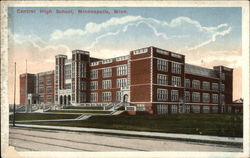 Central High School Postcard