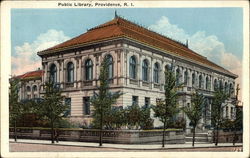 Public Library Postcard