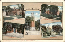 Greetings from Brown University Providence, RI Postcard Postcard