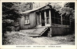 Henderson Camps, Big Wood Lake Postcard