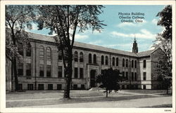Physics Building, Oberline College Postcard