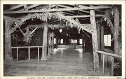 Dancing Pavilion, Sequoia Gardens Santa Cruz, CA Postcard Postcard