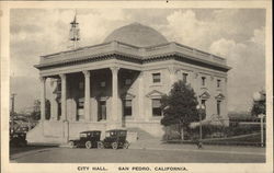 City Hall San Pedro, CA Postcard Postcard
