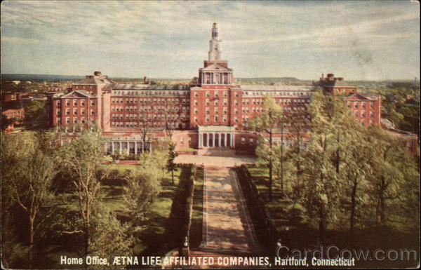 Home Office, Aetna Life Affiliated Companies Hartford Connecticut