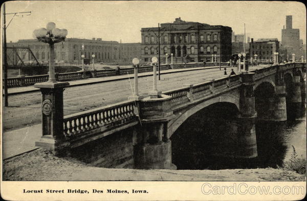 Locust Street Bridge Des Moines Iowa
