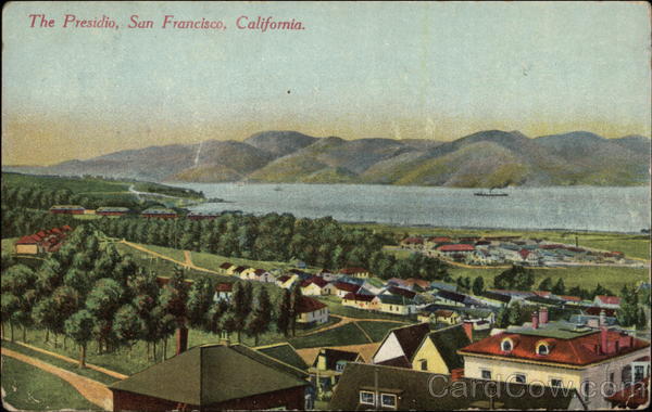 Aerial View - The Presidio San Francisco California