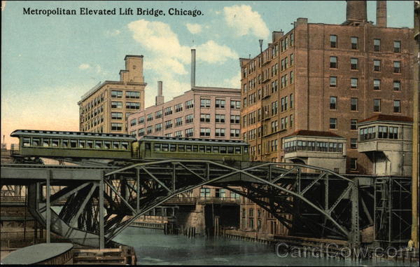 Metropolitan Elevated Lift Bridge Chicago Illinois