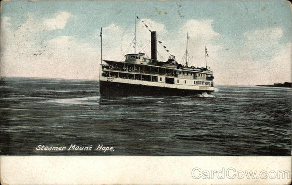 Steamer Mount Hope Steamers