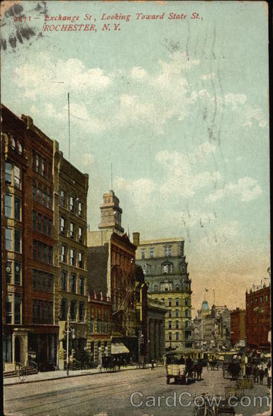 Exchange Street, Looking Toward State Street Rochester New York