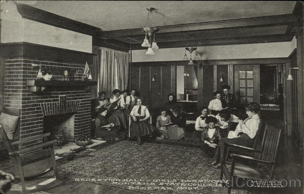 Montana State College - Reception Hall, Girls Dormitory Bozeman