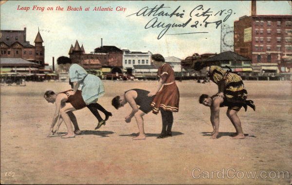Leap Frog on the Beach Atlantic City New Jersey