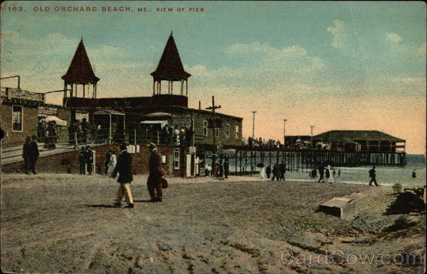 Old Orchard Beach View of Pier Maine