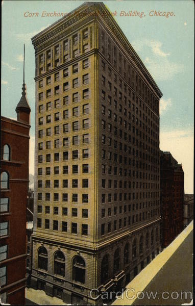 Corn Exchage and National Bank Building Chicago Illinois