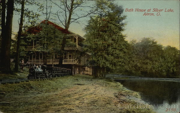 Bath House at SIlver Lake Akron Ohio