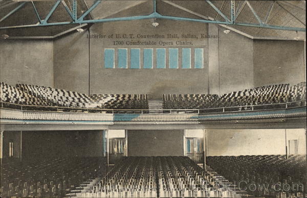 Interior of E.C.T. Convention Hall Salina Kansas
