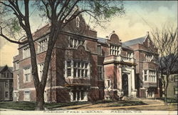 Madison Free Library Postcard