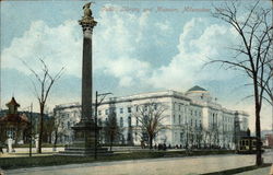 Public Library and Museum Postcard