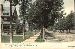 Kingsborough Ave Gloversville, NY Postcard Postcard