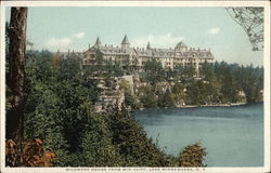 Wildmere House from Mid-Cliff Lake Minnewaska, NY Postcard Postcard