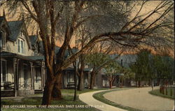 Fort Douglas - The Officers Home Postcard