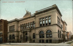 Public Library Postcard