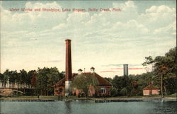 Lake Goguac - Water Works and Standpipe Postcard