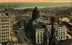 Looking Northeast from R.A. Long Building Postcard