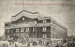 New Oregon-Washington Railroad & Navigation Co. Station Postcard