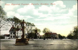 Montello - Snow Memorial Fountain Postcard