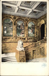 Public Library - Grand Staircase Postcard