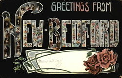 Greetings from New Bedford Massachusetts Postcard Postcard