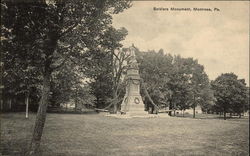 Soldier's Monument Postcard