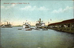 Steamer Landing Cedar Point, OH Postcard Postcard