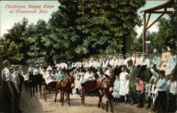 Childrens' Happy Days at Cincinnati Zoo Postcard