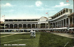 Base Ball Grounds Postcard