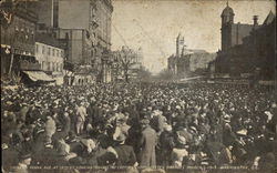 Crowd on Pennsylvania Avenue at 15th Postcard