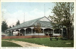 Dancing Pavilion, High Bridge Park Kentucky Postcard Postcard