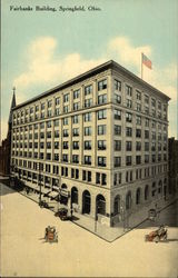 Fairbanks Building Springfield, OH Postcard Postcard