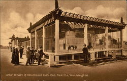A Park of Woodland Park Zoo Postcard