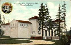 Alaska-Yukon-Pacific Exposition Seattle 1909 - California State Building Postcard