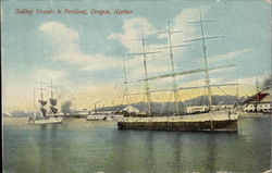 Sealing Vessels in Portland Postcard