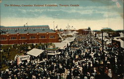 The Midway, Canadian National Exhibition Postcard