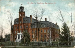 St. Mary's Academy Burlington, VT Postcard Postcard