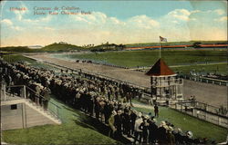 Horse Race at Oriental Park Havana, Cuba Postcard Postcard