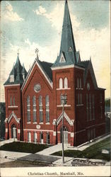 Christian Church Marshall, MO Postcard Postcard