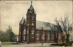 Saint Patrick's Church Maryville, MO Postcard Postcard